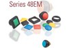 ITW Push Button Switches Series 48EM:19mm,Miniature Electro-Mechanical Sealed